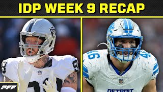 IDP Recap Week 9 A Battle in Cincy Jack Campbell Rises  PFF Fantasy Podcast [upl. by Morrell858]