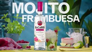 How To Mojito Razz  Bacardi México [upl. by Itnahs]