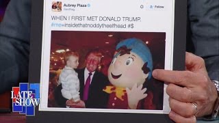 That Time Aubrey Plaza Met Donald Trump [upl. by Nelleeus586]