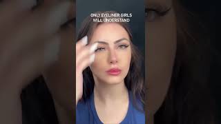 Viral Eyeliner Makeup Meme  TikTok Funny Makeup Videos [upl. by Joscelin]