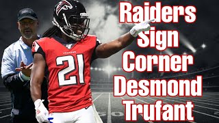 Source Raiders Sign Pro Bowl CB Desmond Trufant [upl. by Tuppeny847]