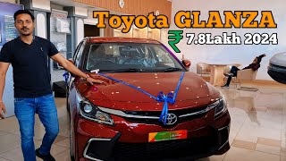 Toyota Glanza S 2024 Model Pricing  Feature And Detailed Review toyota car automobile [upl. by Courtland]