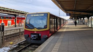 SBahn Berlin  Mitfahrt in der S1 von Oranienburg bis Berlin Spindlersfeld in der BR 482 4678 [upl. by Robinia]