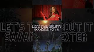 Lets Talk About It  Savannah Dexter music rap song SavannahDexter hatersmakemefamous [upl. by Ehttam]