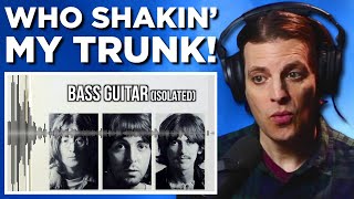 American Reacts to The Mystery Bass of quotWhile My Guitar Gently Weepsquot [upl. by Sivra977]