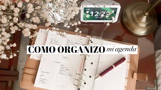 CÓMO ORGANIZO MI AGENDA estilo bullet journal 2022  planner A5 charuca [upl. by Nuhs]