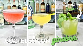 3️⃣ Cócteles con GINEBRA ❤️💛💚 ¡GIN COCKTAILS para TODOS [upl. by Corrinne951]