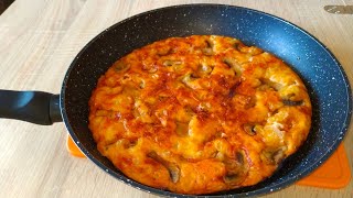 ВКУСНЕЙШАЯ ПИЦЦА С ГРИБАМИ НА СКОВОРОДЕ 🍕 [upl. by Maon]