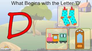 Learn About The Letter D  Preschool Activity  HooplaKidz [upl. by Irami]