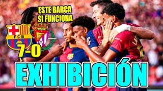 🔴 Este BARÇA si DA MIEDO 😱 y con una PEOR PLANTILLA que la nuestra  FC BARCELONA 70 VALLADOLID [upl. by Nnylesor]