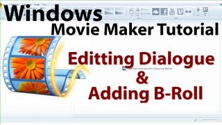 Movie Maker Tutorial How to Edit Dialogue and Add BRoll [upl. by Dru]