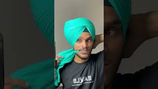 Navi turban king  wattan wala parna tutorial shortvideo punjabisong shorts [upl. by Ithsav]