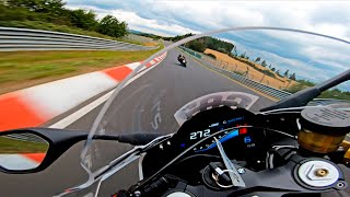 Nürburgring Nordschleife  M1000RR chasing ZX10R [upl. by Nylyaj]