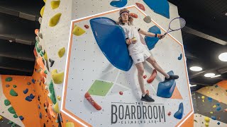 Louis Aces Wimbledons Newest Climbing Gym [upl. by Merril679]