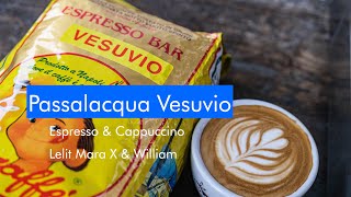 Passalacqua Vesuvio auf einer Lelit Mara X Espresso ampCappuccino [upl. by Taub]