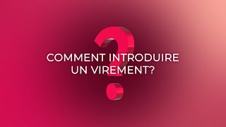 Belfius Mobile  Comment introduire un virement [upl. by Kassia]