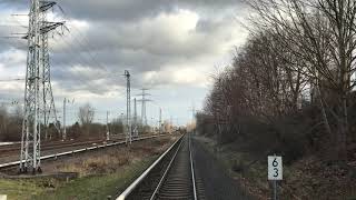 Führerstandsfahrt BR 481 SBahn Berlin von Ostkreuz nach Wartenberg [upl. by Airotahs726]