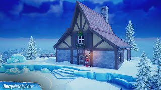 Visit Crackshots Cabin When the Floating Loot island Appears Location  Fortnite Winterfest [upl. by Kyle450]