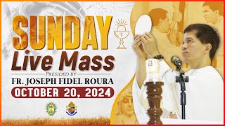 SUNDAY FILIPINO MASS TODAY LIVE  OCTOBER 20 2024  FR JOSEPH FIDEL ROURA [upl. by Anhpad]