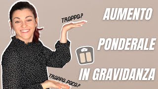 Quanto peso prendere in gravidanza  Aumento ponderale mese per mese [upl. by Ardena]