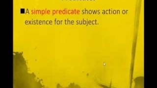 Simple Subjects and Predicates [upl. by Sinnal]