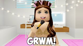 GRWM FOR A NEW YEARS PARTY Brookhaven Roleplay [upl. by Egin]