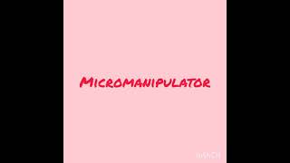 Micromanipulator method by G Spandana  MZC I [upl. by Maghutte]