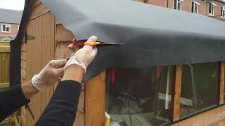 How to Waterproof your Shed Roof with an EPDM Shed Roof Kit  Fast and Easy to Install [upl. by Asila]