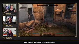 Elder Scrolls Online Update 44 Live Stream Summary [upl. by Nospmis]