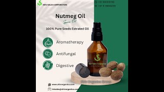 Shiv Sales Nutmeg Oil Spice Oil [upl. by Tigges]