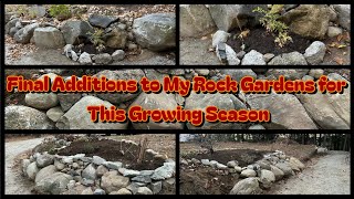 Finishing the Retaining Wall Rock Gardens for the Season  Winter Planning Ahead [upl. by Rahas]