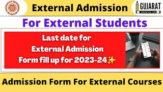 VNSGU External Admission Exam Form fill up 202324 😇💫  Full process  vnsgu externaladmission [upl. by Ilatfen216]