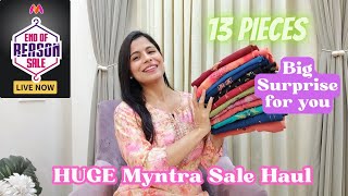 Huge Myntra Kurtis Haul  Myntra EORS 2023 Haul l Dream Simple [upl. by Teuton]