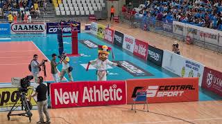 Universitario 1 vs Alianza Lima 3 desde la tribuna  Liga nacional de Voley [upl. by Barbour]