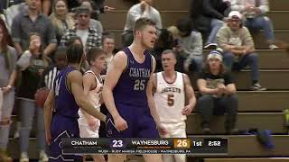 Mens Basketball Highlights at Waynesburg 2522 [upl. by Llebyram668]