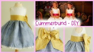 How to sew a Sash or Kummerbund  Sewing Tutorial  Frocks amp Frolics [upl. by Dlaner]