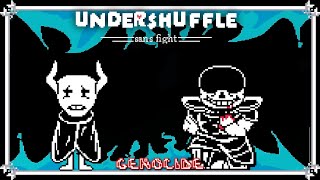 Undershuffle  Genocide Sans Battle  UNDERTALE Fangame [upl. by Rosanna]