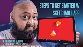 How to get started in Digital Drawing with Sketchable App [upl. by Balbur]