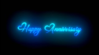 💝 Happy Anniversary Status❣️ Whatsapp Status  Wedding Anniversary Status  Black Screen Status [upl. by Anuqahs340]