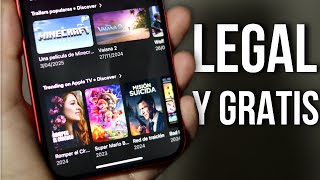 🔥 TOP 3 Apps y Páginas para Ver Películas y Series GR4T1S  100 Legal y para Cualquier Dispositivo [upl. by Atoked]