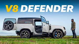 NEW Land Rover Defender 90 V8 Review Why This Car Makes NO Sense  4K [upl. by Odnamla]