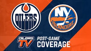 ARCHIVE  Oilers PostGame Interviews at Islanders [upl. by Leon176]