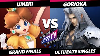 Sumapa 127 GRAND FINALS  Gorioka Sephiroth Vs Umeki Daisy Smash Ultimate  SSBU [upl. by Leasim]