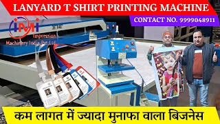 Lanyard printing machine  t shirt printing machine  garment printing machine  t shirt printing [upl. by Mukul]