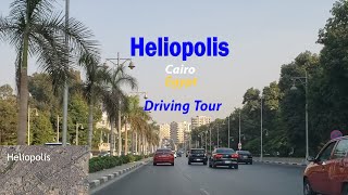 How to Drive around in Heliopolis Cairo  Tour Egypt Neighborhoods [upl. by Annoik]