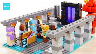 レゴ マインクラフト 武器庫 21252 ／ LEGO Minecraft The Armory Speed Build amp Review [upl. by Luke]