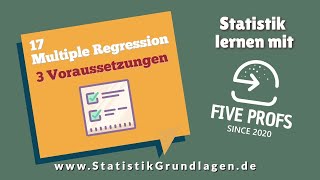 173 Multiple Regression Vorraussetzungen [upl. by Narrat]