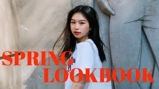 SPRING LOOKBOOK 2018  Spring outfit ideas [upl. by Anurb]