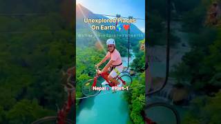 Unexplored Places On Earth🌎❤️shorts youtubeshorts travel nature nepal [upl. by Reese]