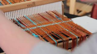 Weaving with a Doubled Up Weft with a Stick Shuttle [upl. by Shaikh776]